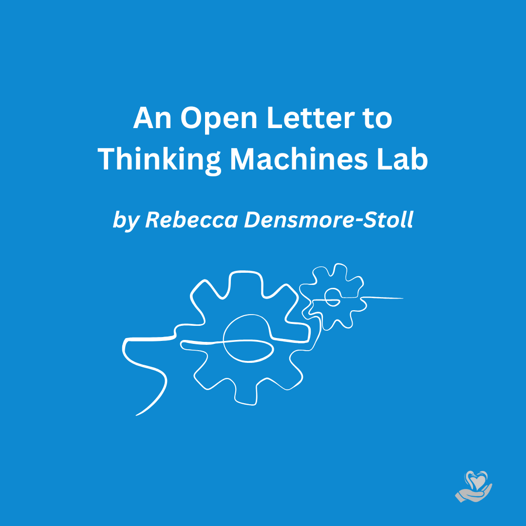 An Open Letter to Thinking Machines Lab